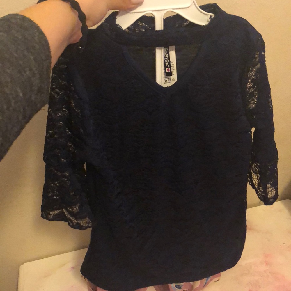 NWOT Blouse and Leggings girl set